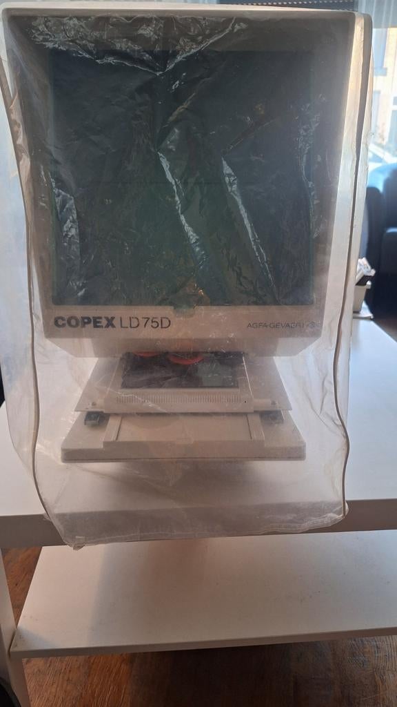 AGFA-GEVAERT COPEX LD75D Microfilm Lezer, Ophalen, Zo goed als nieuw, Met scherm