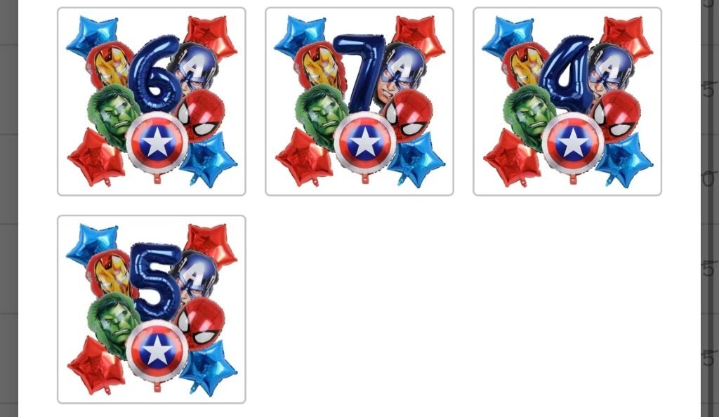 Avengers Ballonnensets - Drie Verschillende Setjes, Ophalen of Verzenden, Nieuw, Versiering, Verjaardag