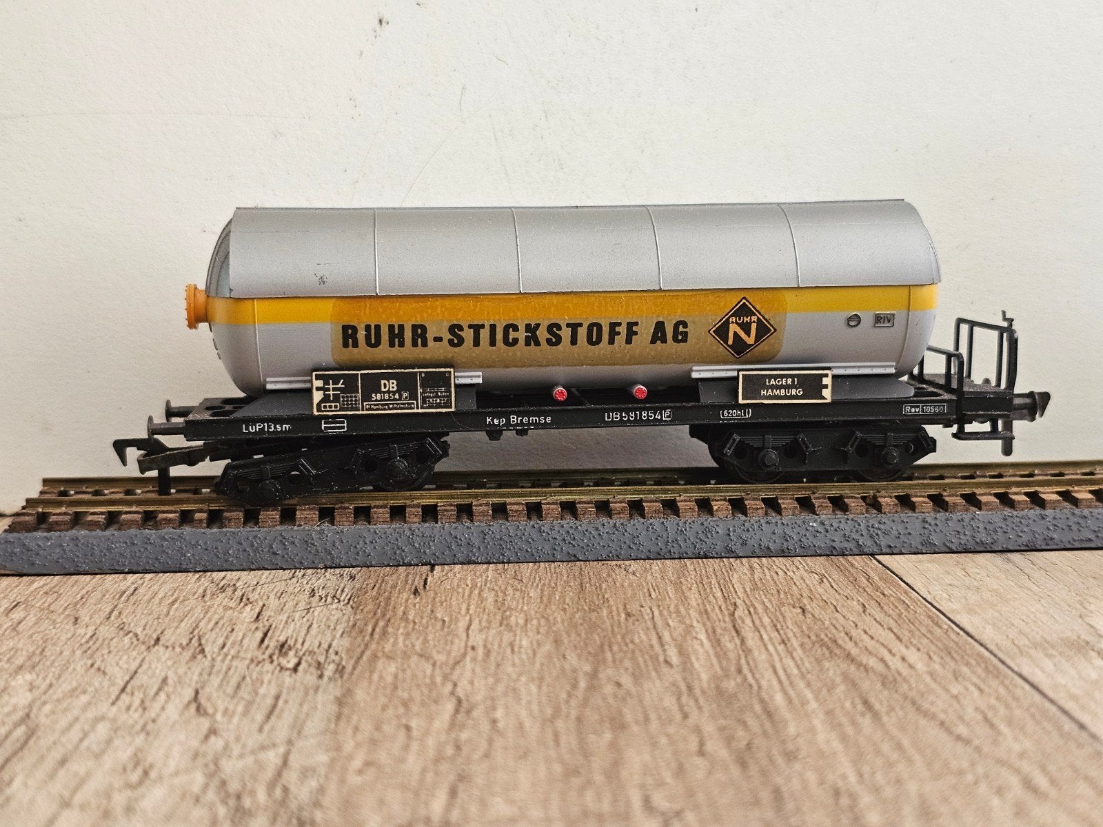 Fleischmann HO Ketelwagen Ruhr-Stickstoff AG - Nieuwstaat, Ophalen of Verzenden