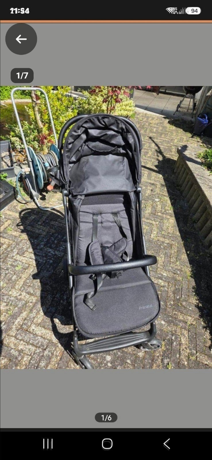 Compacte kinderwagen van het merk Prenatal, amper gebruikt, Ophalen, Zo goed als nieuw, Overige merken