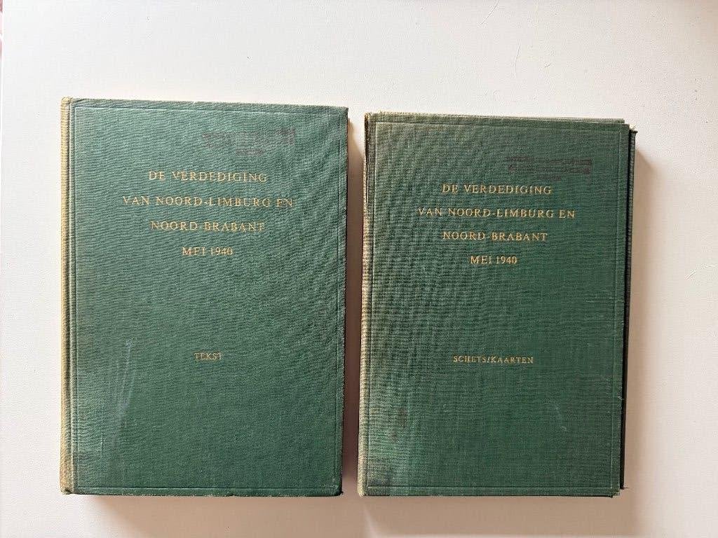 WO2 Groene Serie–Verd N-Limburg en N-Brabant–tekst+krtn, Ophalen of Verzenden, Landmacht, Nierstrasz, Tweede Wereldoorlog