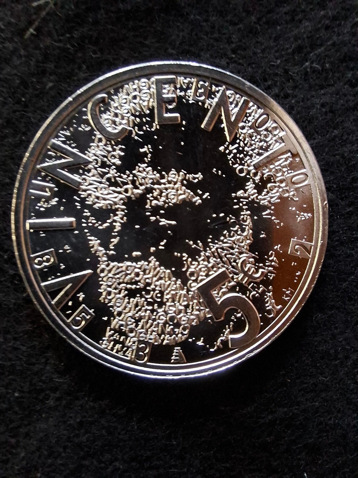 5 euro Vincent van Gogh zilver, Postzegels en Munten, Koningin Beatrix, Zilver, Euro's, Ophalen of Verzenden