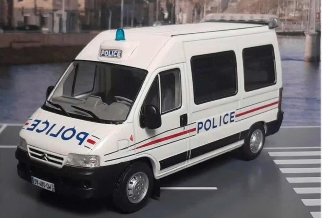 Citroen Jumper I police 2002 1/43 Utilitaires Citroen # 24, Hobby en Vrije tijd, Modelauto's | 1:43, Verzenden, Nieuw, Bus of Vrachtwagen
