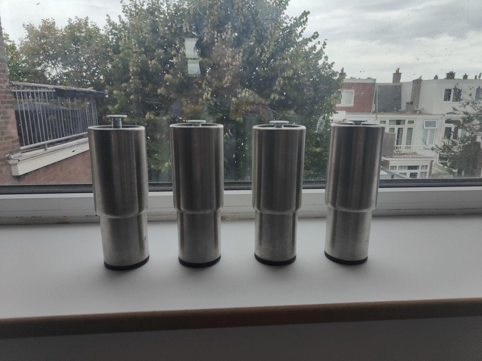 Boretti poten verstelbaar 10-16.5 cm, 60 cm of meer, Ophalen of Verzenden, Gas, Vrijstaand