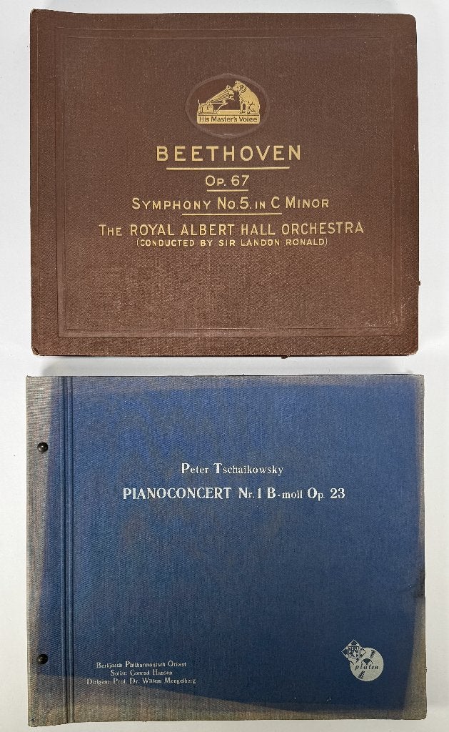 1376. Vinyl albums - Beethoven & Tschaikowsky, 20e eeuw, Ophalen, Gebruikt, Overige typen, 12 inch
