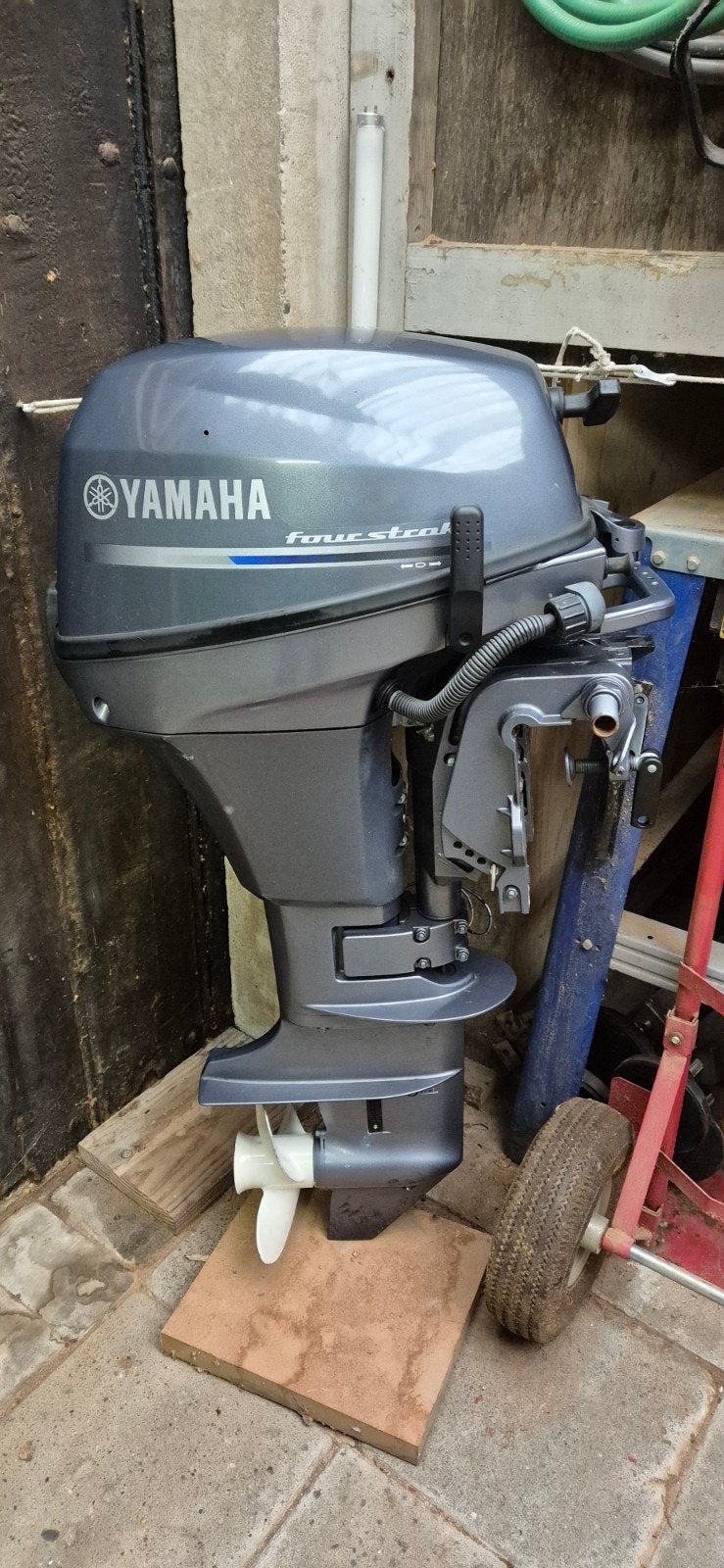 Yamaha 8pk buitenboordmotor, Ophalen, 5 tot 10 pk, Zo goed als nieuw, Buitenboordmotor