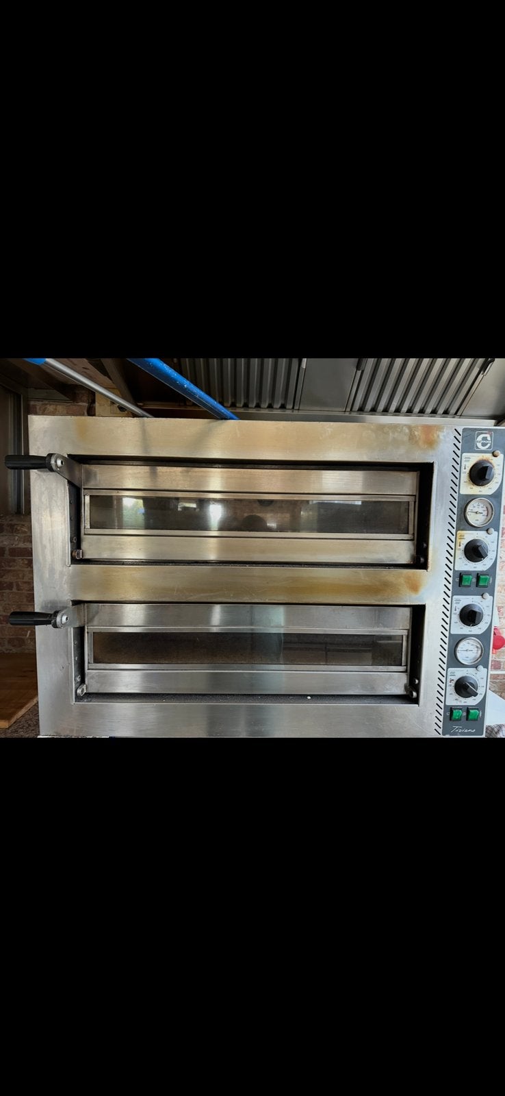 Pizzaoven Cuppone Tiziano 2x4 pizza’s 35cm, Ophalen, Zo goed als nieuw, 60 cm of meer, Minder dan 45 cm