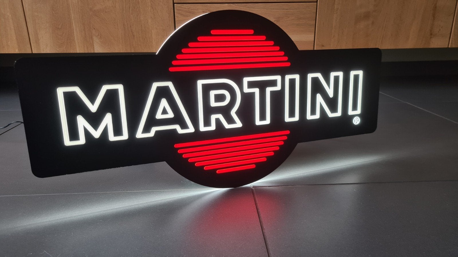 Martini Lichtreclame, Ophalen of Verzenden, Nieuw, Lichtbak of (neon) lamp