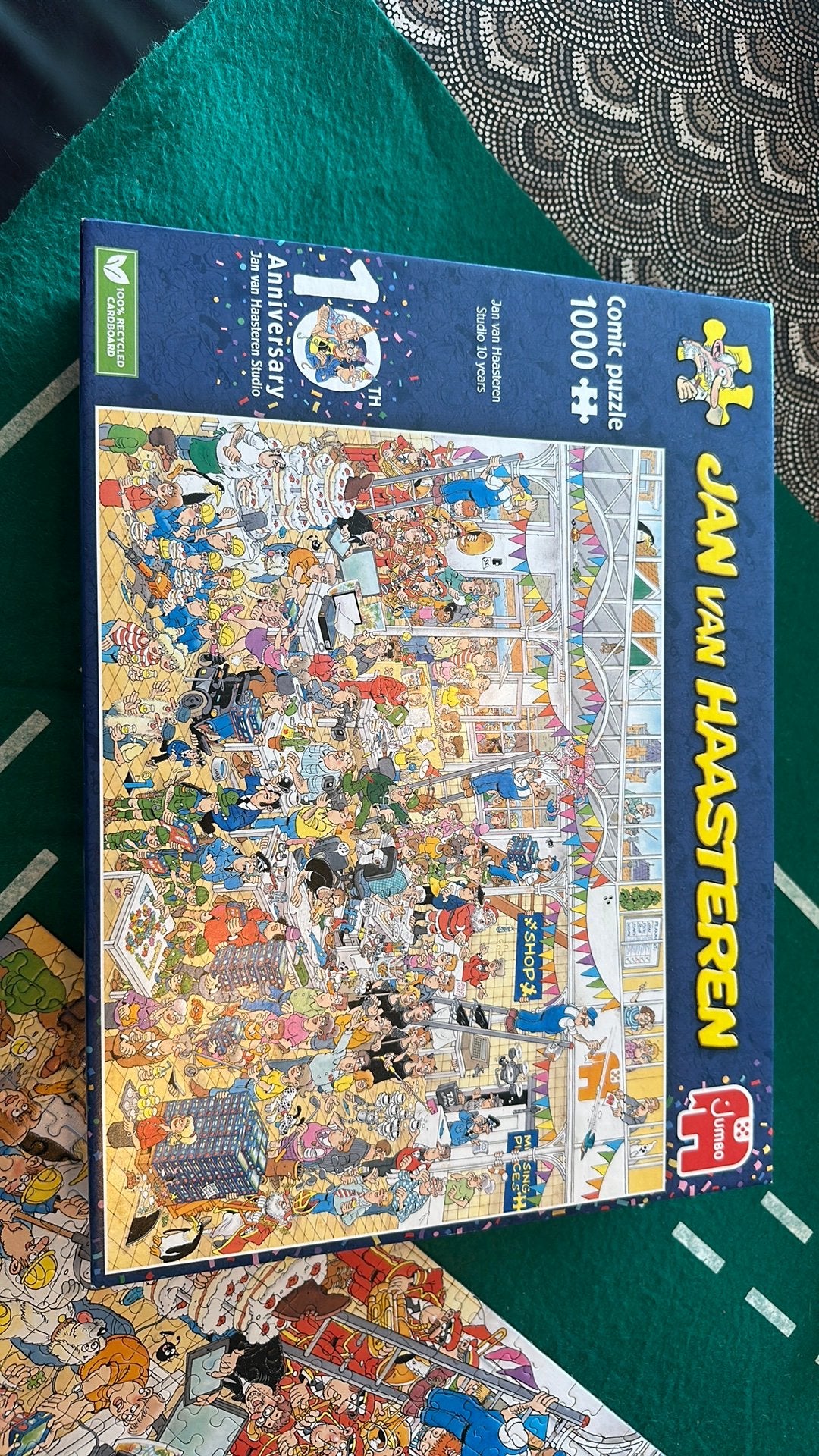 Jan van Haasteren 1000 stukjes compleet, Ophalen of Verzenden, 500 t/m 1500 stukjes, Zo goed als nieuw