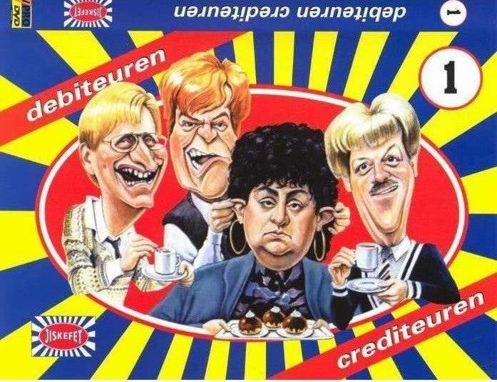 Jiskefet - Debiteuren crediteuren 1, Cd's en Dvd's, Alle leeftijden, Ophalen of Verzenden, Zo goed als nieuw, Komedie