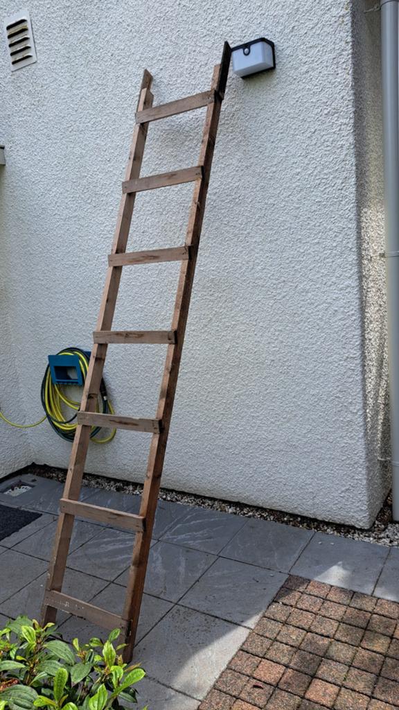 Houten ladder, Ophalen, Gebruikt, 2 tot 4 meter