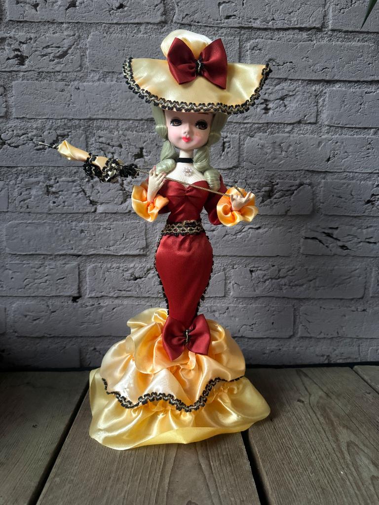 Prachtige vintage Bradley doll, Verzamelen, Poppen, Ophalen of Verzenden, Gebruikt, Pop