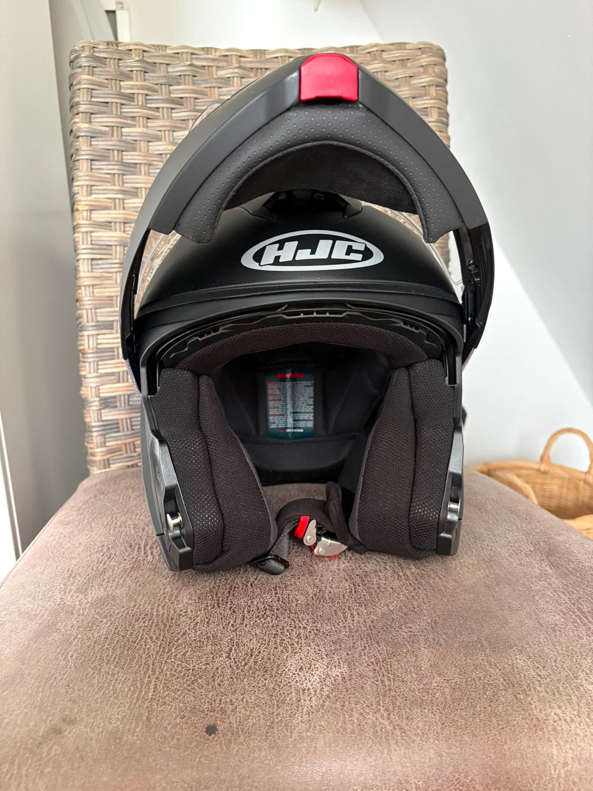 HJC i90 Systeemhelm - Mat Zwart - Maat XS, Motoren, Kleding | Motorhelmen, XS, Systeemhelm, Heren, HJC