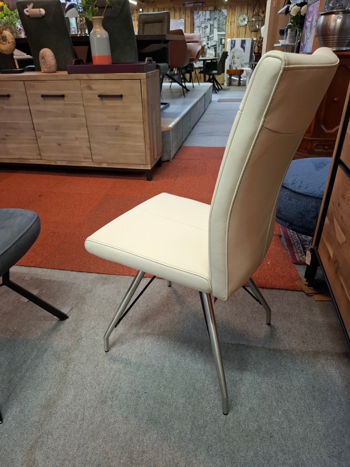6 Nieuwe LEREN stoelen NU Zomer Aanbieding, Samen € 300,=, Huis en Inrichting, Stoelen, Ophalen, Wit, Nieuw, Vijf, Zes of meer stoelen