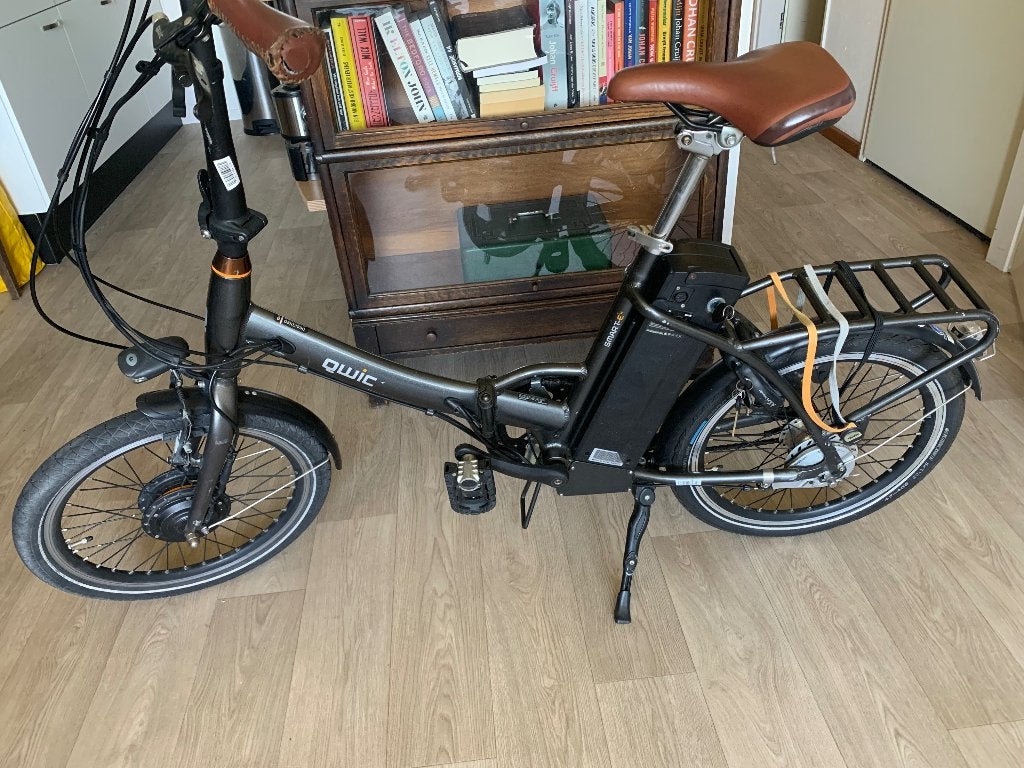 QWIC - SMART-E  - ELECTRISCH VOUWFIETS -vaste prijs, Fietsen en Brommers, Fietsen | Vouwfietsen, Gebruikt, Overige merken, 16 tot 18 inch