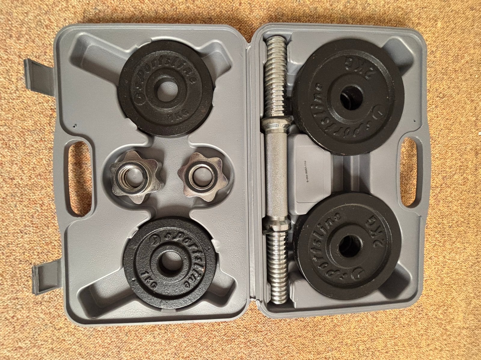 Fitness Halterset 10.3 kg, Ophalen, Gebruikt, Armen, Halterset