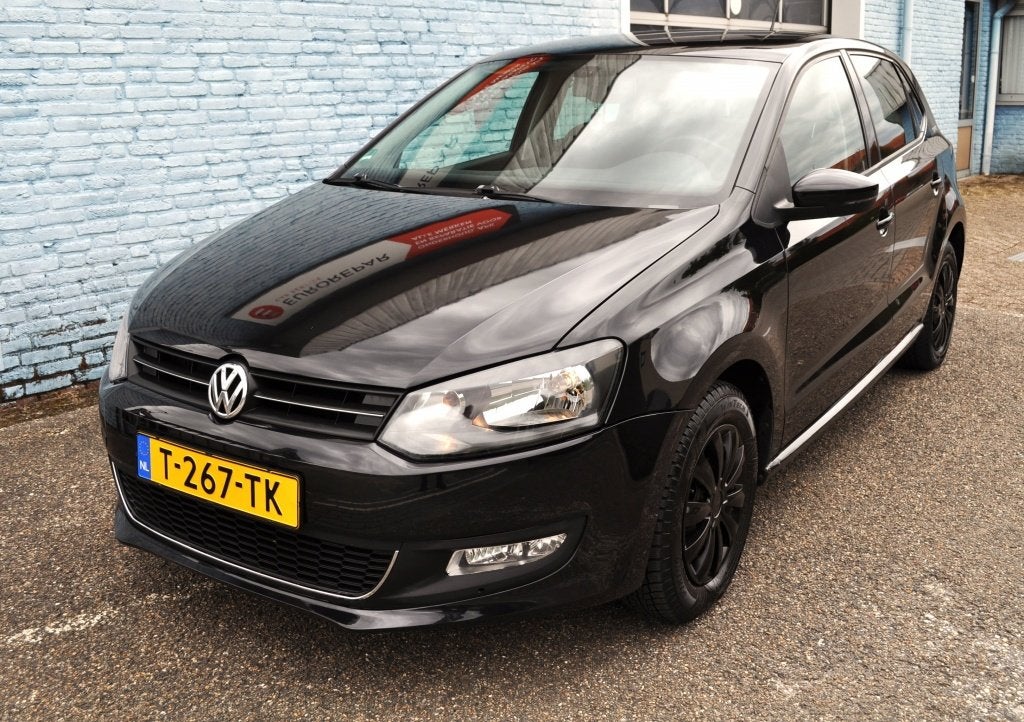 Volkswagen Polo 1.2-12V Bl.M Comfl. (bj 2011), Traction-control, Euro 5, Zwart, 1198 cc