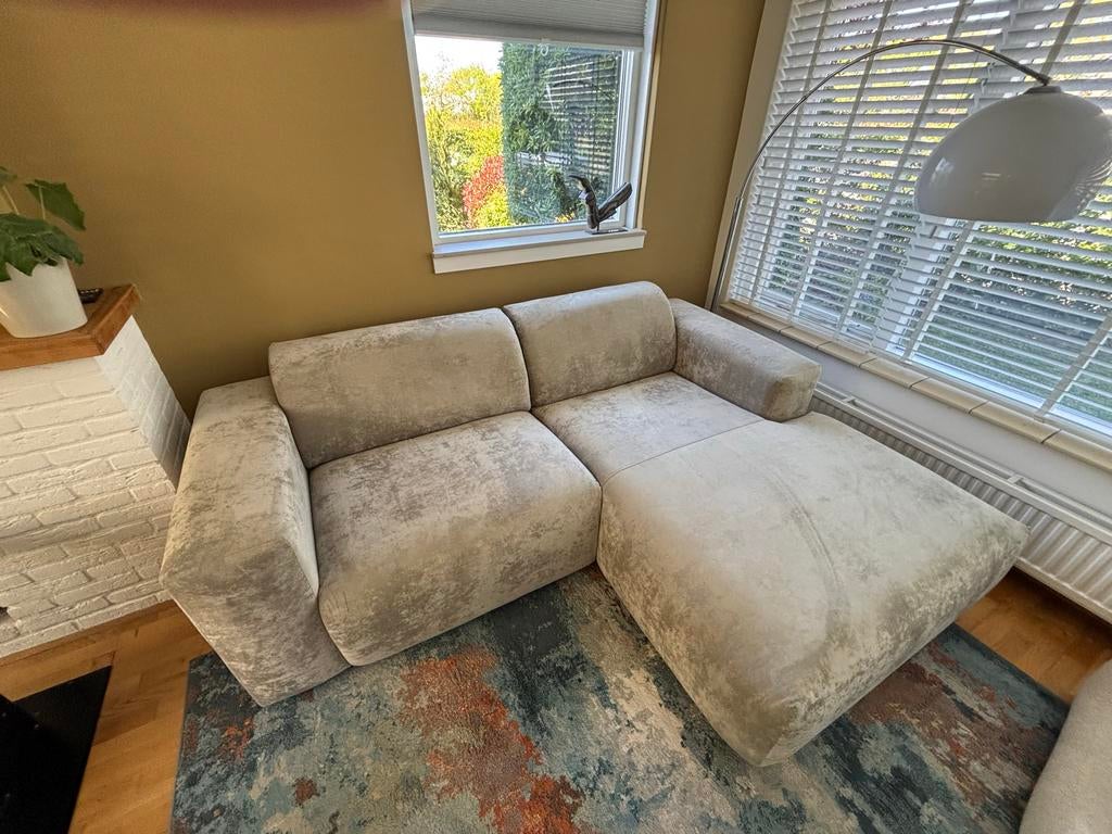 Zo goed als nieuwe Zitmaxx Lunchbank Sofie stof "Champ", Ophalen, Hoekbank, Driepersoons, Zo goed als nieuw