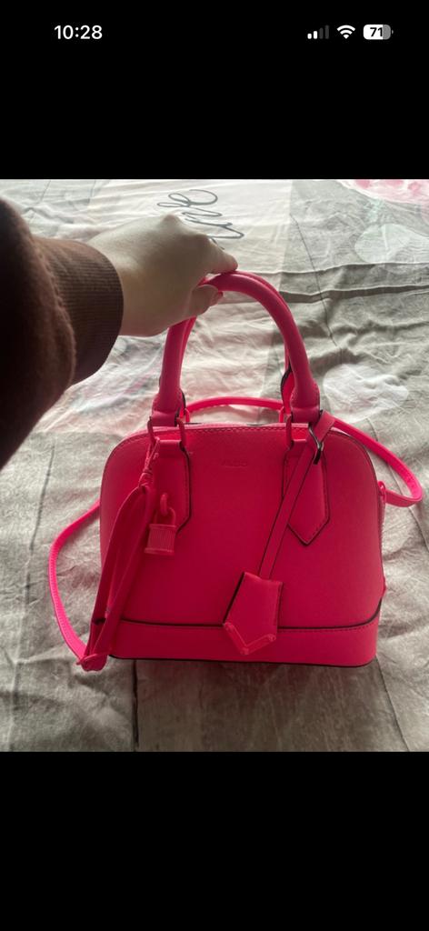 Te koop velroze ALDO handtas, Sieraden, Tassen en Uiterlijk, Ophalen, Zo goed als nieuw, Roze, Handtas