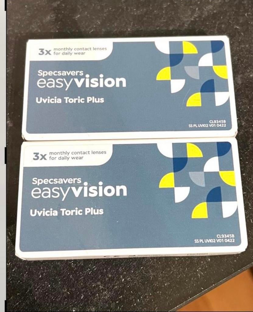 Easy Vision Uvicia Toric Plus contactlenzen, Ophalen of Verzenden, Nieuw, Ogen, Verzorging