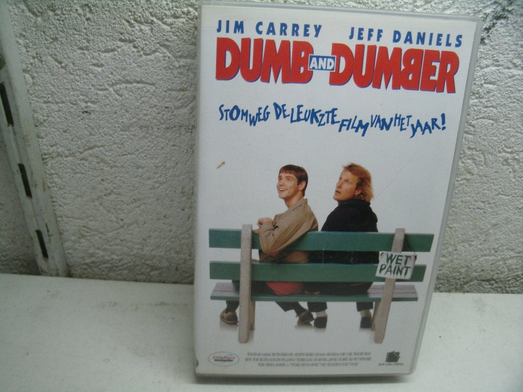 vhs 111b dumb and dumber, Cd's en Dvd's, Alle leeftijden, Ophalen of Verzenden, Zo goed als nieuw, Actie en Avontuur