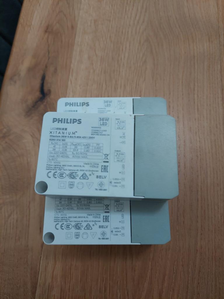 5 stuks Philips Xitanium 36W LED Driver (5 stuks), Ophalen of Verzenden, Nieuw