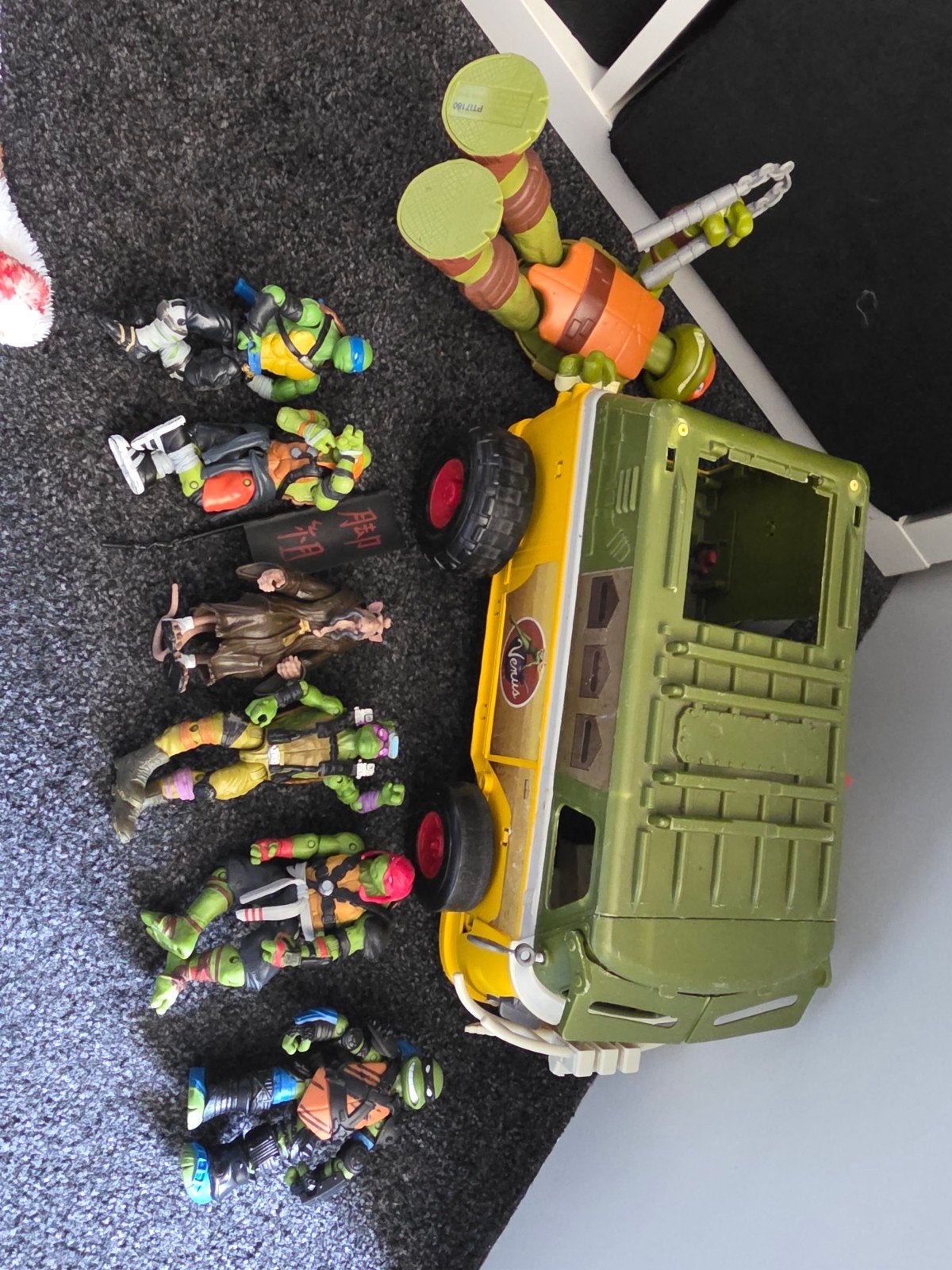 Ninja turtles met bus, Ophalen, Gebruikt
