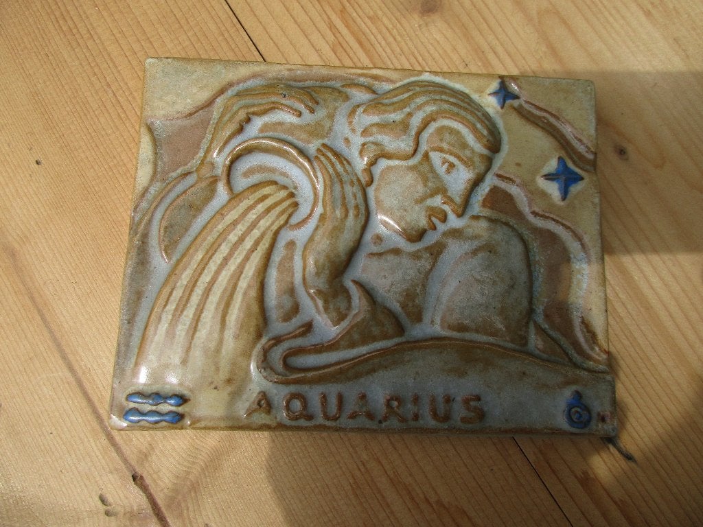 tegel - tegelen - Aquarius - Waterman, Ophalen of Verzenden