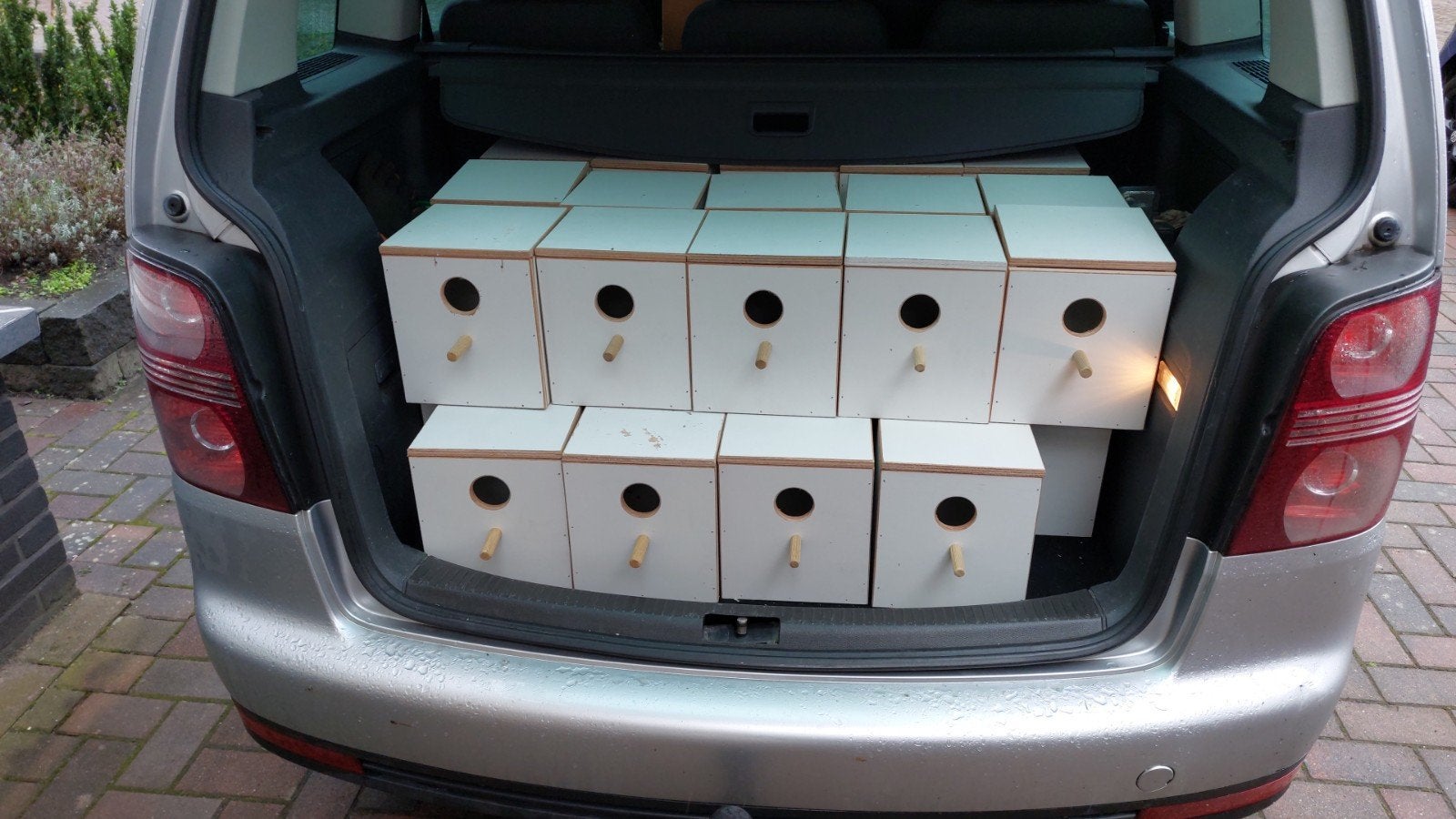 Broedblokken voor parkieten, Ophalen of Verzenden, Nieuw, Hout, Volière