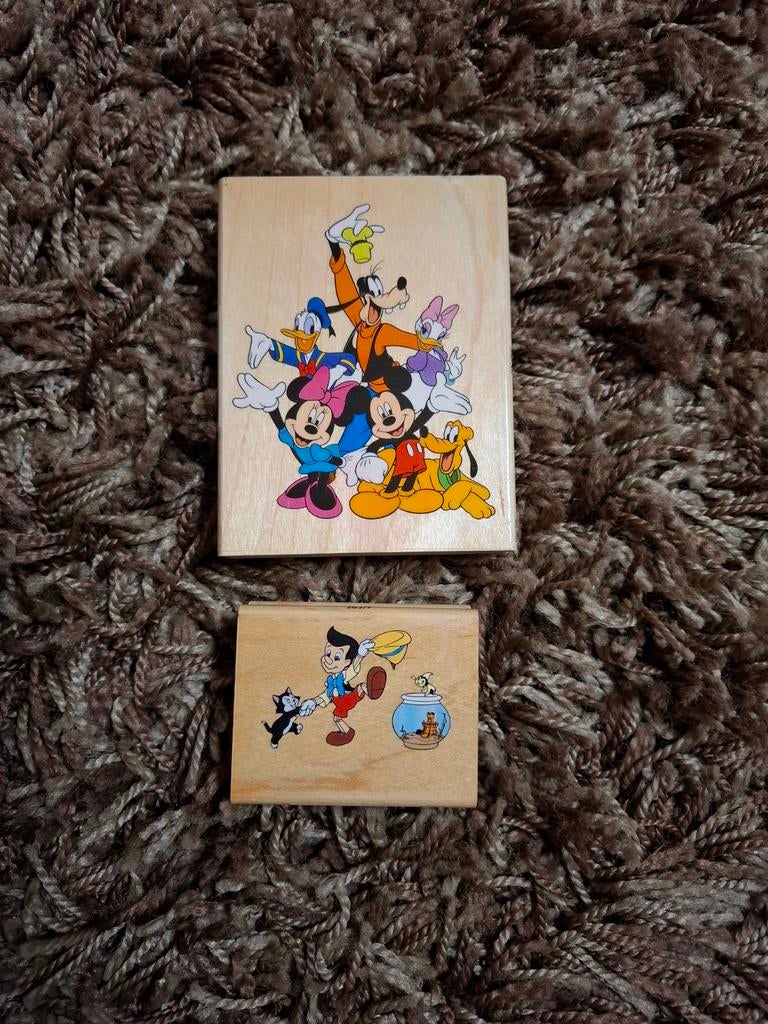 All Night Media Disney Stempels Mickey en Pinocchio, Ophalen of Verzenden