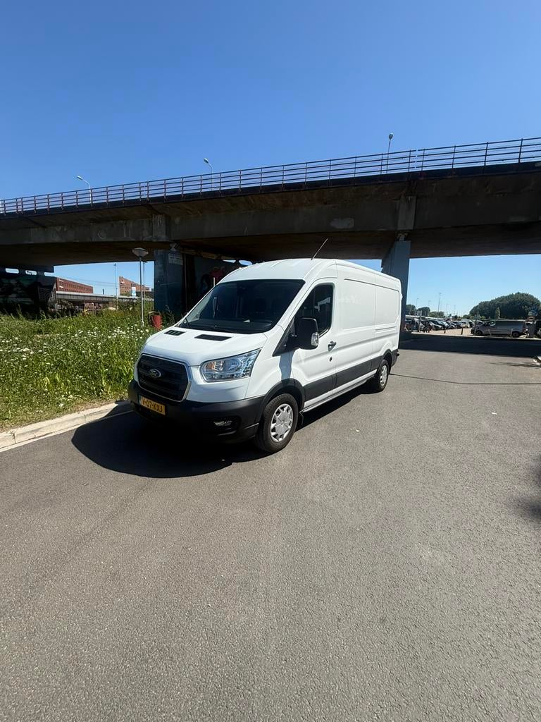 Ford Transit GB 350 L3h2 Tdci 130pk FWD 2020 Wit, Auto's, Voorwielaandrijving, 1995 cc, Euro 6, 4 cilinders
