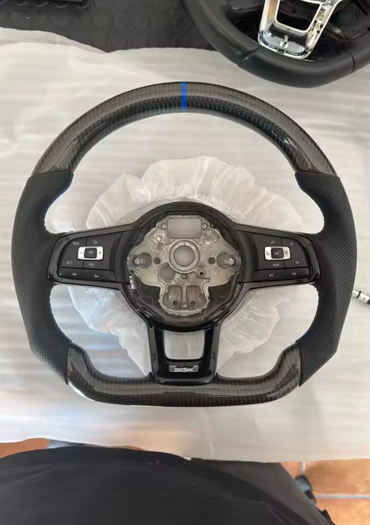 Volkswagen golf 7 gti/R carbon stuur, Auto-onderdelen, Besturing, Ophalen, Nieuw, Volkswagen