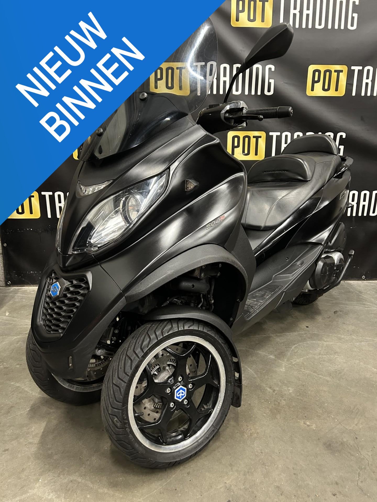 Piaggio MP3 500 ABS ASR 2014 Akrapovic LED 3 mnd garantie, Scooter, 493 cc, Bedrijf, Piaggio Vespa B.V.