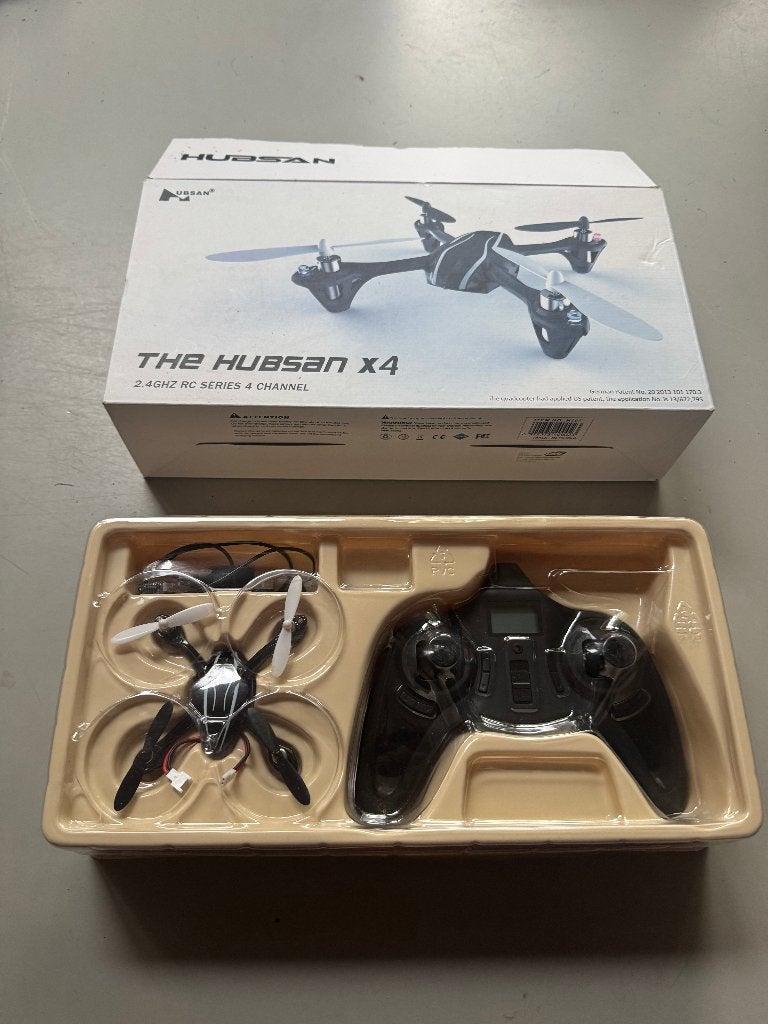 Hubsan X4 (H107) mini quadcopter drone, Audio, Tv en Foto, Verzenden, Hubsan, Speelgoeddrone, Zo goed als nieuw