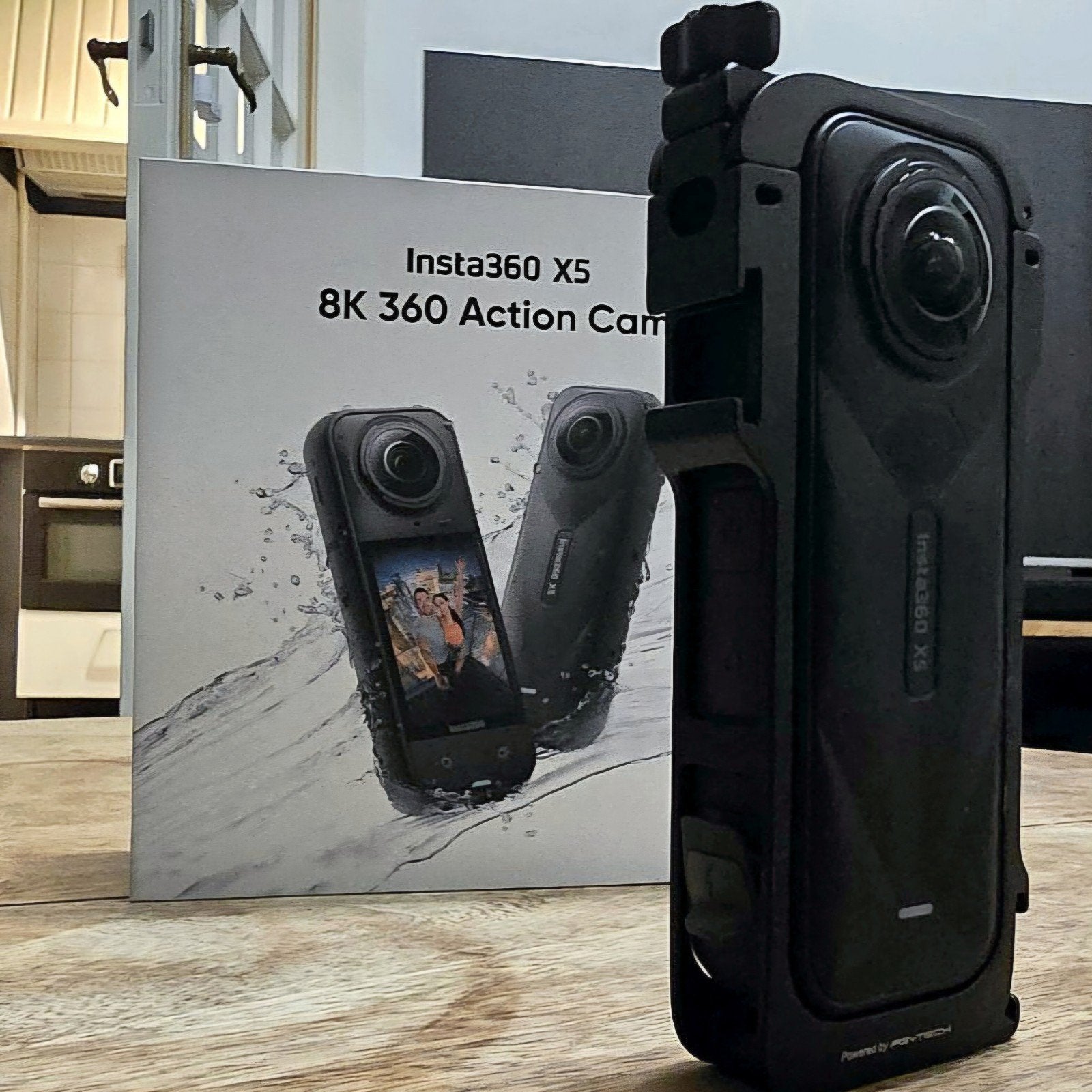 Insta360 X5 8K 360 Actiecamera met accessoires, Ophalen of Verzenden, Zo goed als nieuw, Overige merken