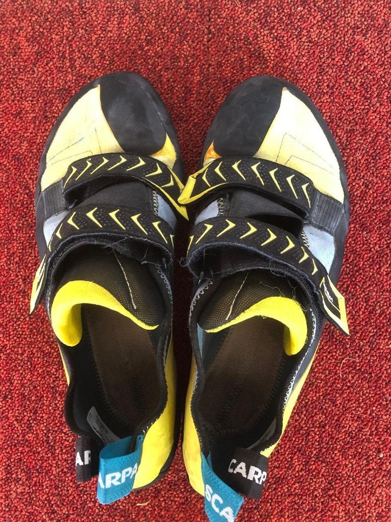 Klimschoenen Scarpa Vapor V (47), Sport en Fitness, Klimsport, Ophalen of Verzenden, Gebruikt, Klimsportschoenen