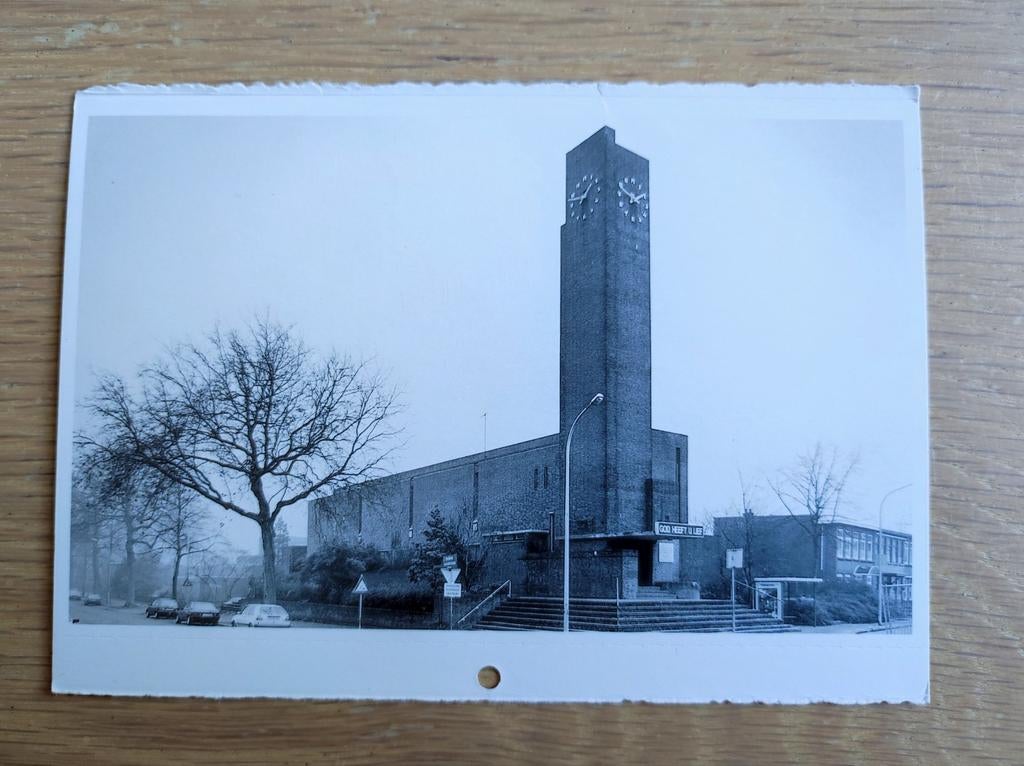 Oude foto Scholencomplex Bosboom Toussaintstraat Dordrecht, Verzamelen, Foto's en Prenten, Ophalen of Verzenden, Voor 1940, Gebruikt