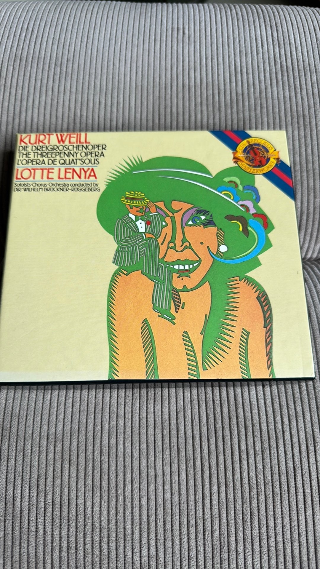 Kurt Weil Dreigroschenoper Lotte Lenya, Ophalen of Verzenden, Zo goed als nieuw