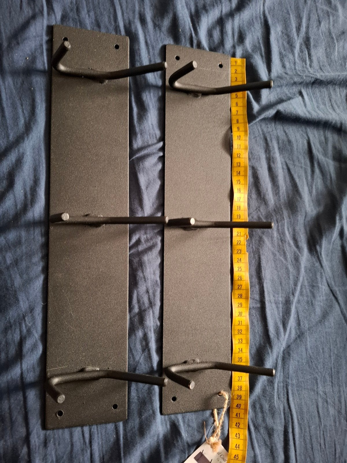 stalen kapstok 2x 40 cm, Wandkapstok, Ophalen of Verzenden, Zo goed als nieuw, Minder dan 100 cm