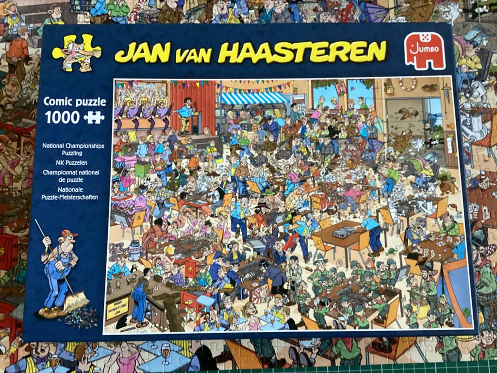Jan van haasteren puzzel. NK puzzelen., Ophalen, 500 t/m 1500 stukjes, Zo goed als nieuw