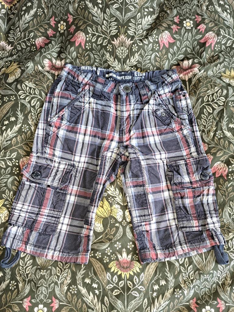 Geruite korte broek maat 116, Kinderen en Baby's, Kinderkleding | Maat 116, Broek, Gebruikt, Ophalen of Verzenden, Jongen