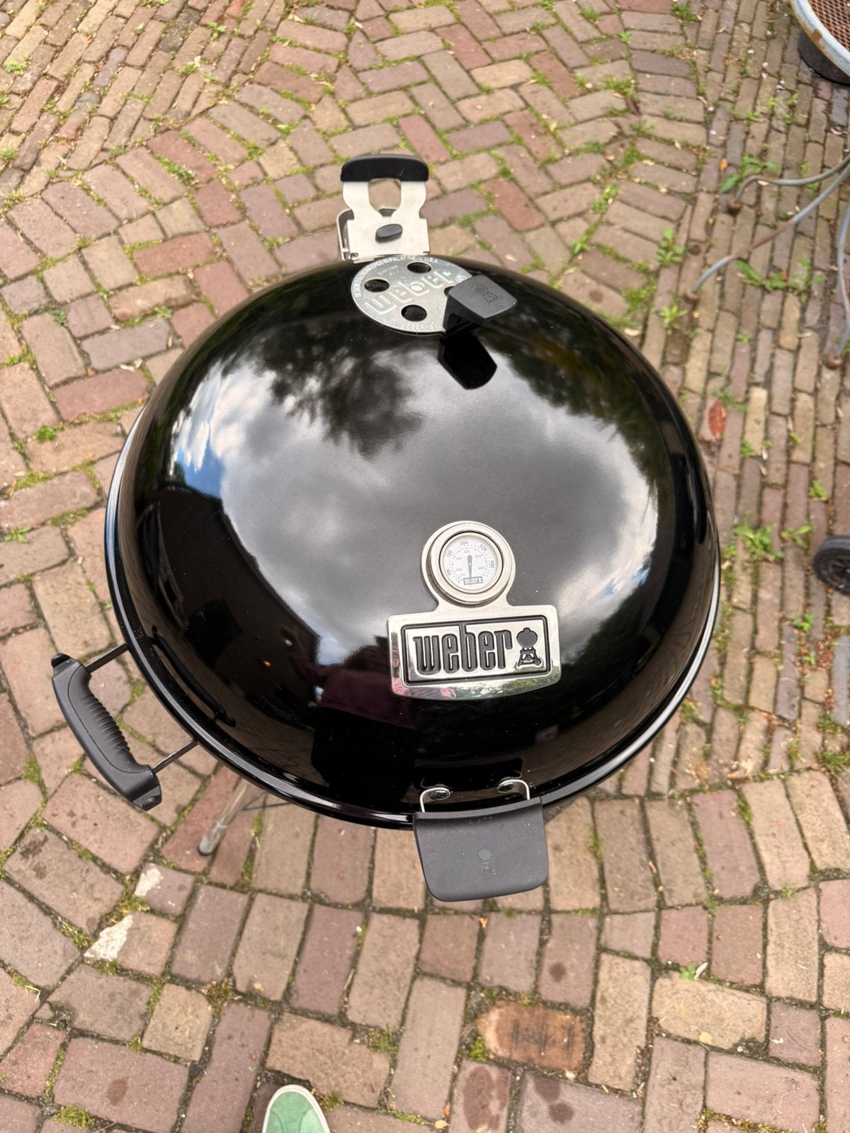 Weber Master Touch Premium met hoes, Ophalen of Verzenden, Zo goed als nieuw