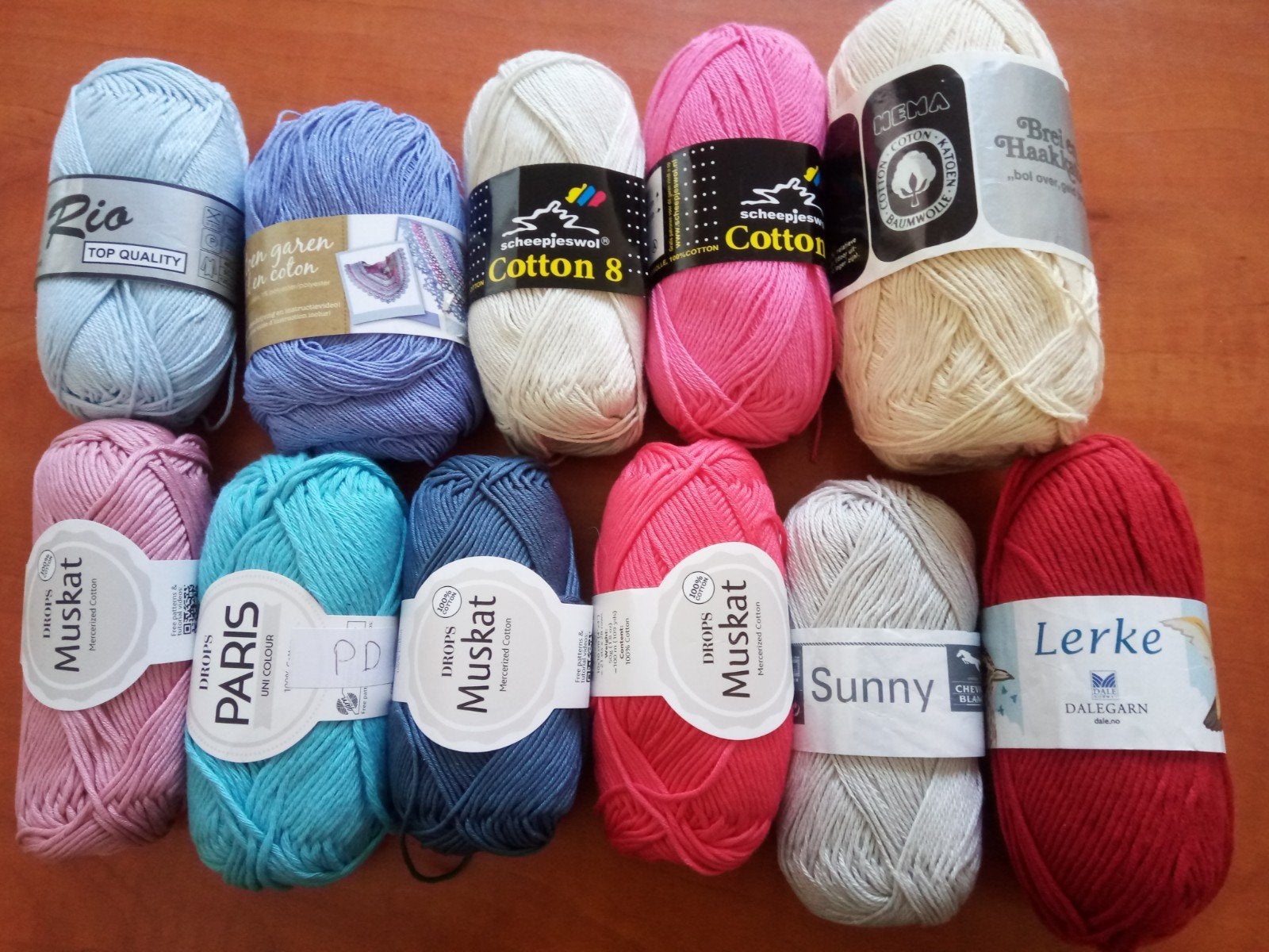 Brei/haakkatoen allerlei merken en kleuren, Ophalen of Verzenden, Nieuw, Breien of Haken, Wol of Garen