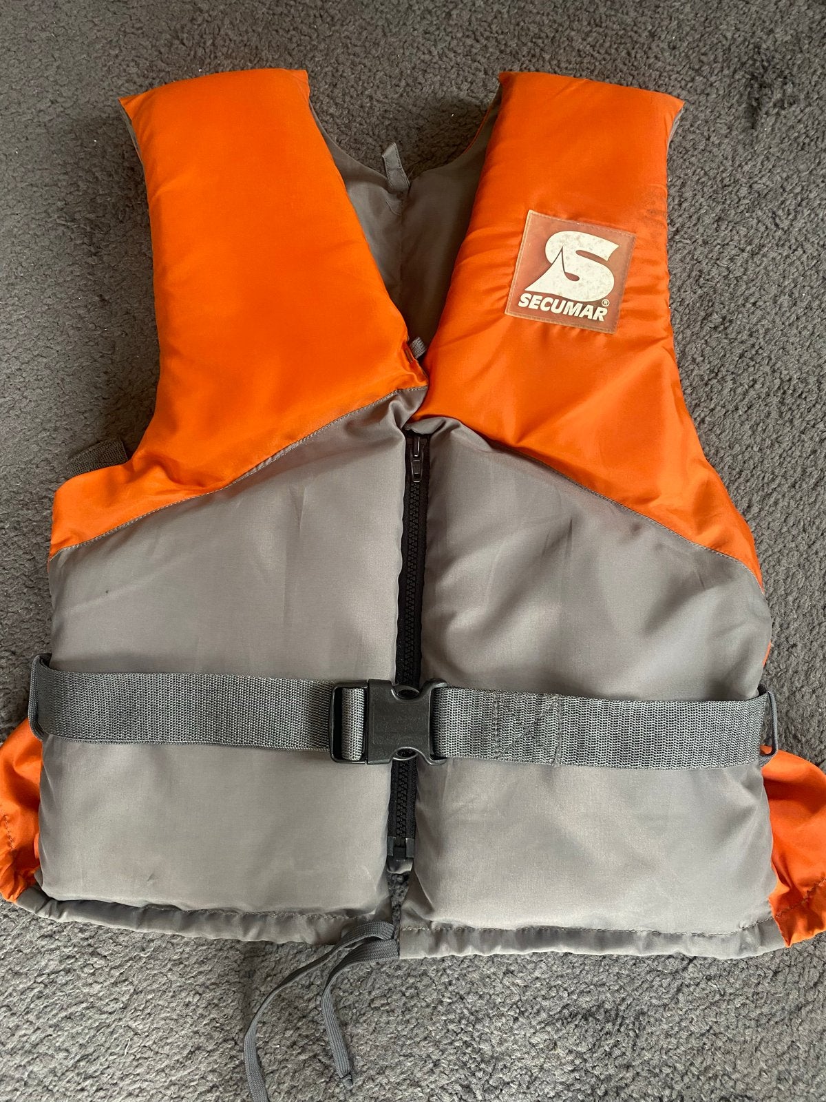 Secumar Echo Zwemvest/Reddingsvest 70-90 kg - Oranje/Grijs, Ophalen of Verzenden, Zo goed als nieuw, Overige typen