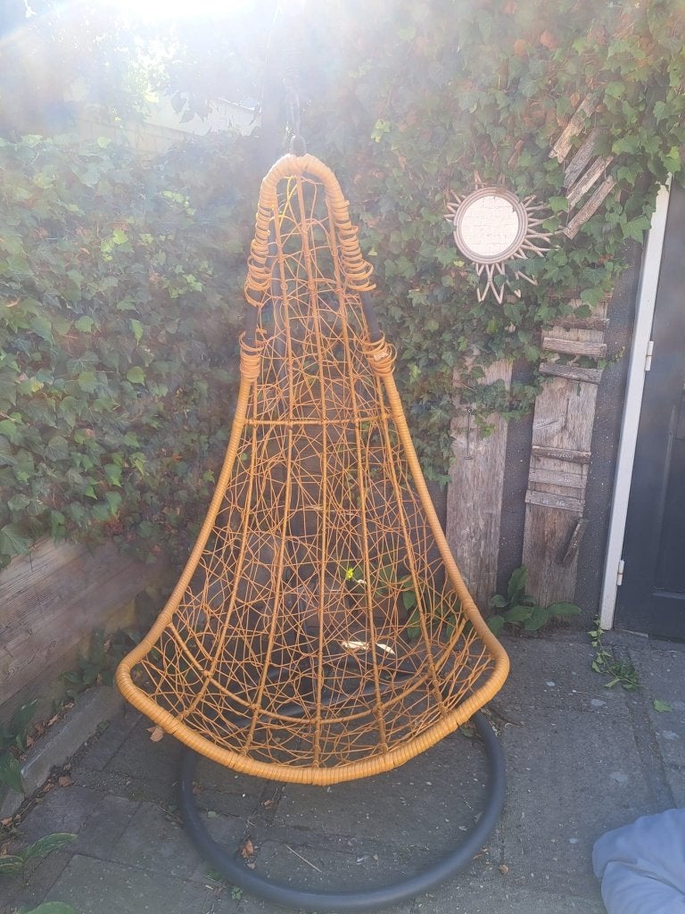 Hangstoel tuin egg, Ophalen, Gebruikt, Metaal