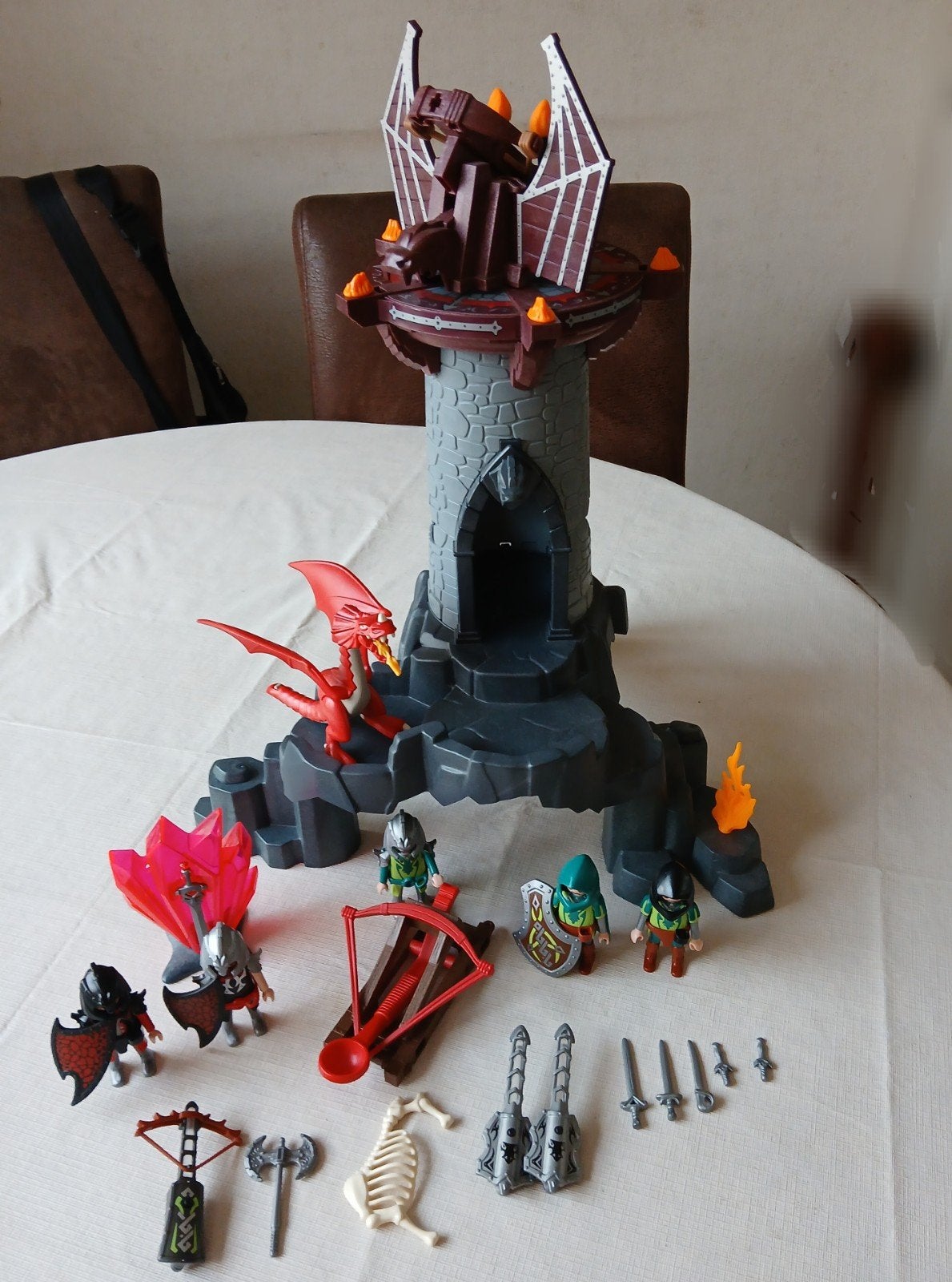 Playmobil 5089/5984, Drakentoren met kerker, Ophalen of Verzenden, Gebruikt