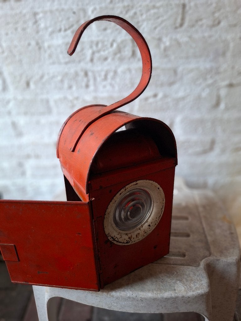 Seinlamp petrolium, Antiek en Kunst, Ophalen of Verzenden