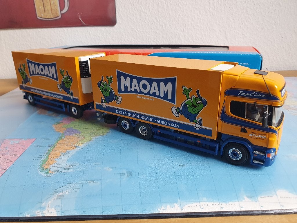 Tekno Scania Sturm, Hobby en Vrije tijd, Modelauto's | 1:50, Ophalen of Verzenden, Nieuw, Bus of Vrachtwagen, Tekno