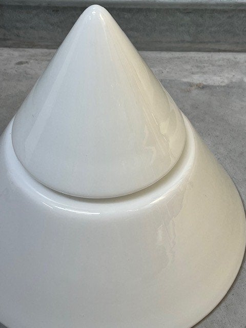 RAAK Kilimanjaro tafellamp Sergio Asti vintage design lamp, Met schakelaar, Wit, Overige merken, Gebruikt