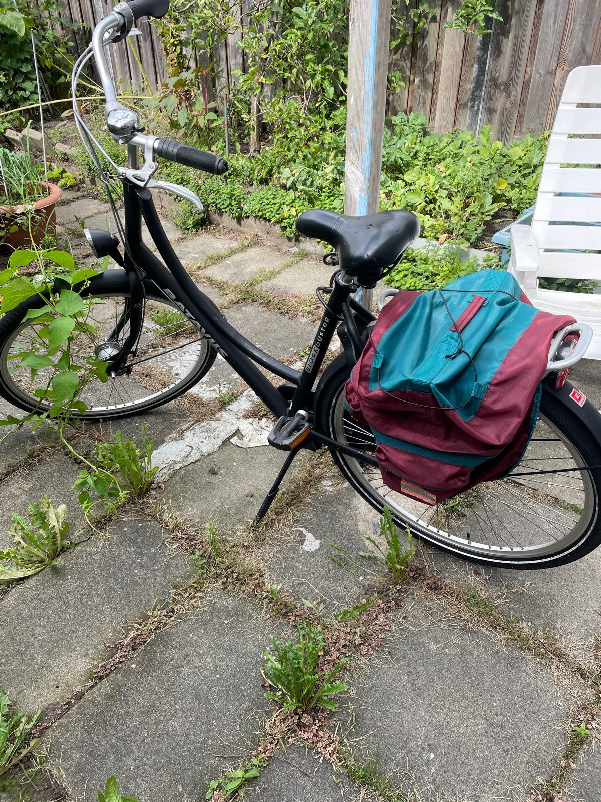 Batavus Damesfiets met lage instap en fietstassen, Fietsen en Brommers, Velgrem, Batavus, Ophalen of Verzenden, 50 tot 53 cm